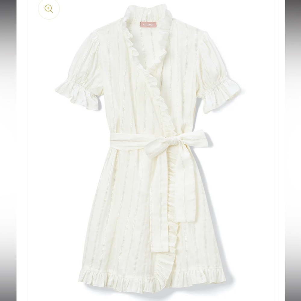 NWT! KATE LEIGH girls Railroad wrap dress. Size 2-4.